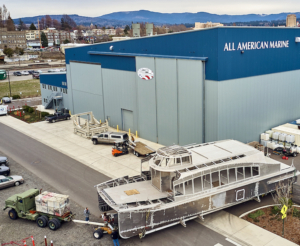 Wgr Delivery | Aluminum Boats | Catamarans | Monohulls | Passenger Vessels | Hybrid Vessels | Work Boats | All American Marine